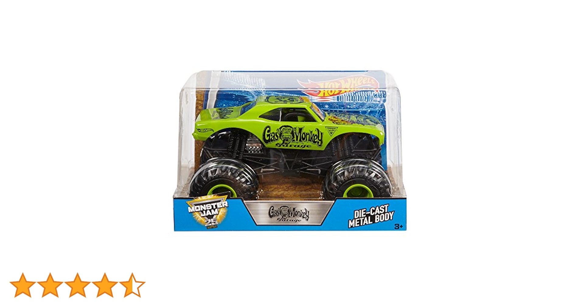 Hot Wheels Monster Jam Gas Monkey Vehicle : Amazon.com.au